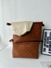 🎐【纯手工仿藤编】出欧美大容量复古编织收纳篮2个装 S5665 商品缩略图2