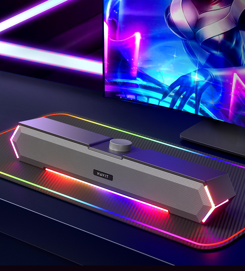 电脑音响/台式家用桌面有线USB/家用有源小喇叭/360度立体音效/包邮