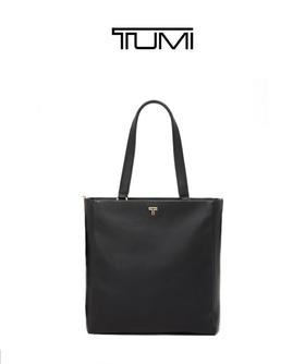 TUMI 托特包女  0196674DLGL-F 黑色/浅金色.【刻字后发出的商品，不支持退换货服务】