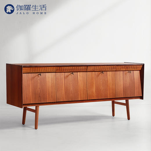 伽罗 JALO MCM风格柚木K字边柜-第二代 商品图0