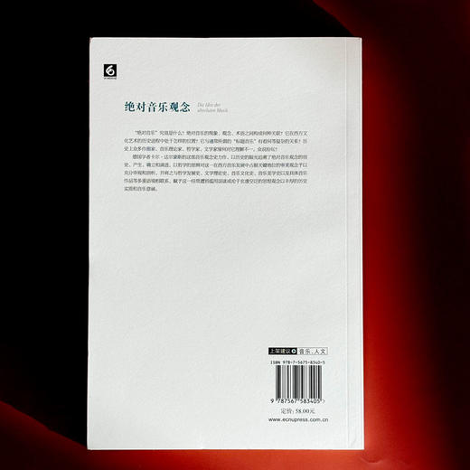 绝对音乐观念 六点音乐译丛 西方音乐发展 杨燕迪达尔豪斯代表作 商品图2