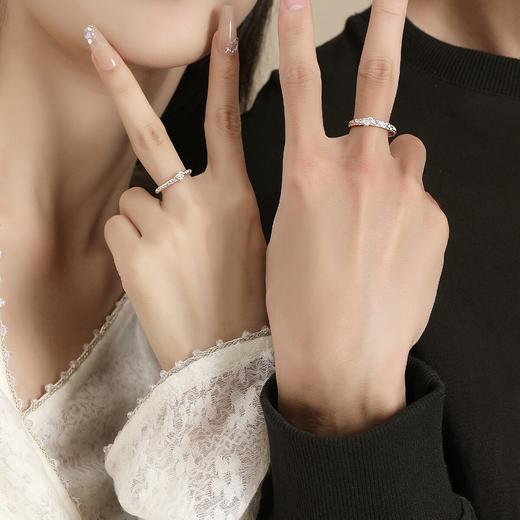 Winy925纯银无尽爱意情侣对戒送女友闺蜜节日生日礼物 商品图5
