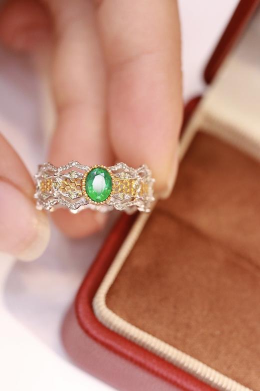0.49ct 祖母绿戒指 商品图5