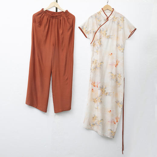 裁缝学苑AS258改良旗袍纸样女装新中式连衣裙国风裤子套装版型 商品图2