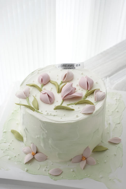 韩式刮刀花-—碧波微夏（提前2天以上预订） 商品图0