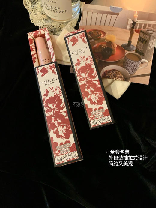 【古驰滚珠香水】Gucci bloom的红繁花滚珠香水来了，这款超超超火!滚珠款会比一般的喷雾留香香水更持久随时随地补香也很方便 商品图3