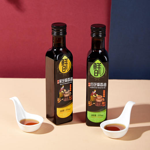 鲜8"芝香油礼"礼盒，芝麻香油芝麻糊芝麻酱；五常稻花香大米礼盒，酵素种植，东北五常酒姐自留地直供 商品图6