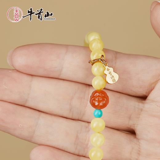 牛首山文创手串蜜蜡珠链温润油亮精工打磨男女礼物南京纪念品 商品图3