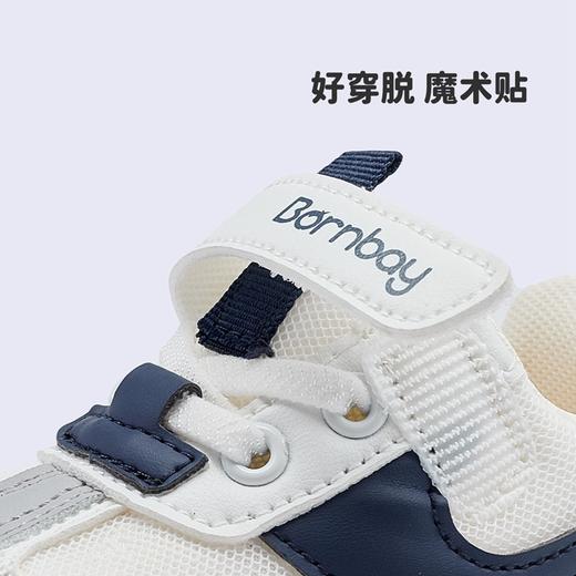 贝贝怡童鞋宝宝学步鞋2024秋季新款男童网面透气软底防滑机能鞋子ZB3DX015 商品图3