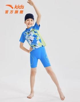 安踏儿童泳衣女大小童触水运动装备儿童分体泳装3824532452
