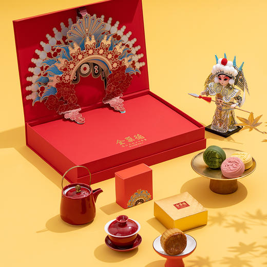 全聚德月饼礼盒 国粹礼韵 礼盒月饼 880克-和平门 商品图1