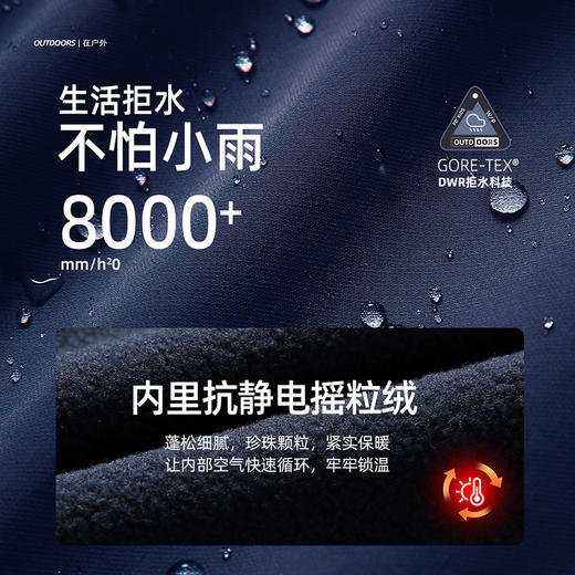 fx-儿童拼色徽标加厚外套 PQWT2412 商品图1
