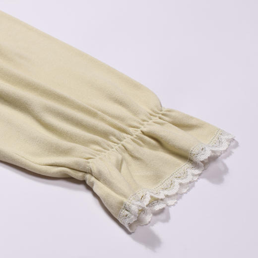 都市丽人睡衣会员精选长袖裙家居服AR牙签条锁目双面薄女士睡裙LHT6G8 商品图6