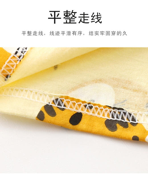 【36.9/3件  15款任选】夏季婴儿纯棉连体衣薄款哈衣卡通新生儿短袖爬服婴幼儿睡衣 商品图6
