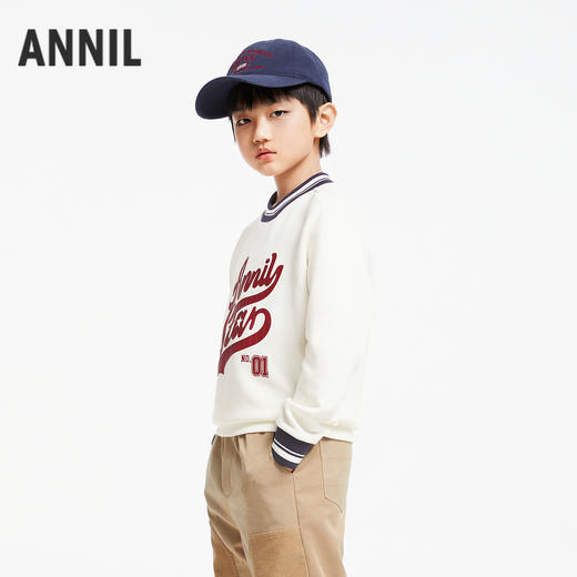 男童运动风活力卫衣新款安奈儿童装实体店同款AB431556 商品图1