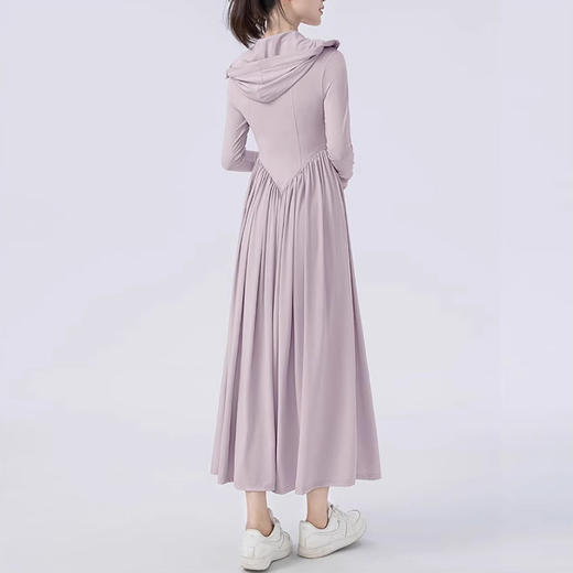 裁缝学苑AS297凉感防晒裙纸样女装长款夏季全身防晒衣连帽连衣裙图纸 商品图3