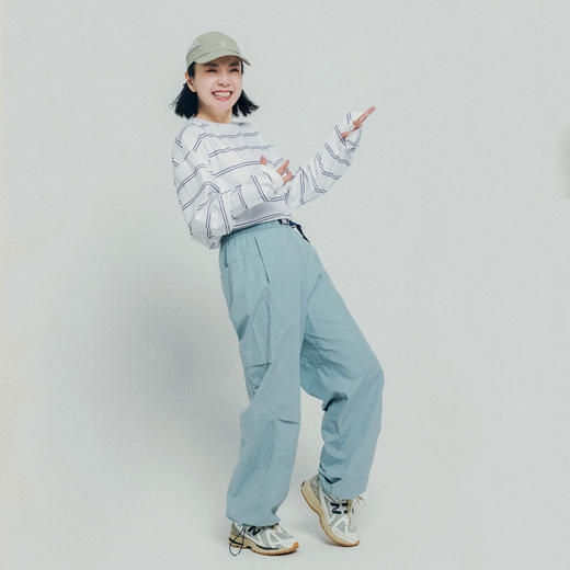 【福利特惠】ACMEITEM爱棵米 户外亲子休闲长裤棉感宽松可调节脚口裤子男女GAF3020353E/GAF3020897E 商品图2