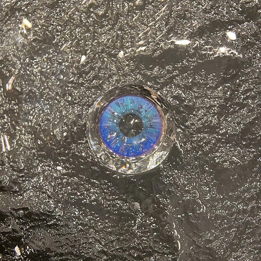 Woolilens 蓝海冰钻 日抛 两片 14.2mm 参考着色 13.5mm 基弧 8.5 含水 50% 新锐国货 商品图3