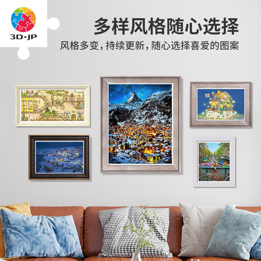 心选定制 H2066 瑞士-光之山城，策马特 商品图3