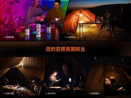 FENIX菲尼克斯CL22R多功能户外露营灯氛围灯野营灯营地帐篷灯 商品图9