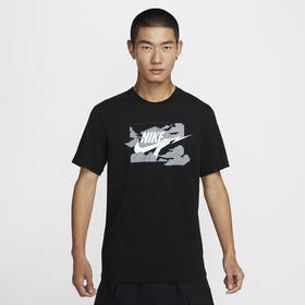 Nike/耐克纯棉短袖男夏季新款宽松透气印花休闲运动T恤FZ5420-010