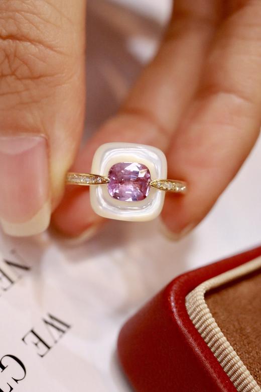 1.12ct 蓝宝石戒指 商品图6