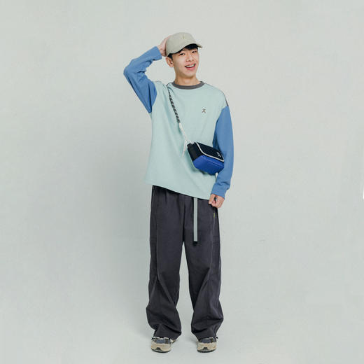 【福利特惠】ACMEITEM爱棵米 户外亲子休闲长裤棉感宽松可调节脚口裤子男女GAF3020353E/GAF3020897E 商品图1