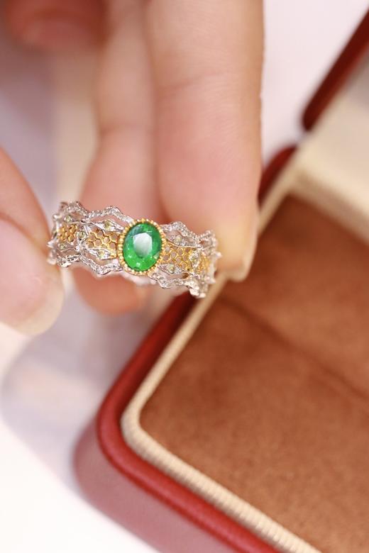 0.49ct 祖母绿戒指 商品图2