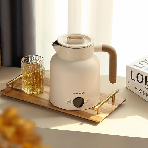 大宇（DAEWOO） 家用电水壶泡茶泡奶恒温双层防烫电热水壶DYSH-1021 DYSH-1021电热水壶 商品图4