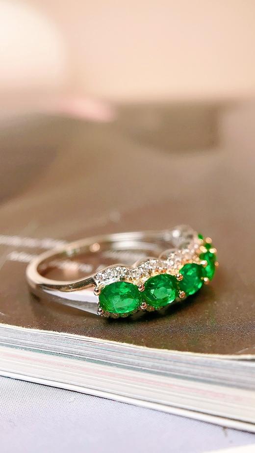 0.93ct 祖母绿戒指 商品图3
