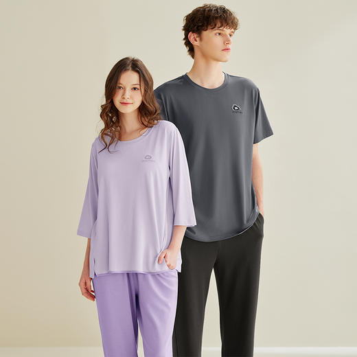 芬腾【26°恒温带胸垫】睡衣女夏季情侣莫代尔棉男亲子儿童家居服 商品图4