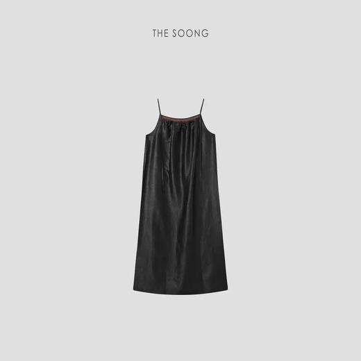THESOONG |"帕尔玛"甄选100%香云纱柔软吊带连衣裙HBQZ4079 商品图0