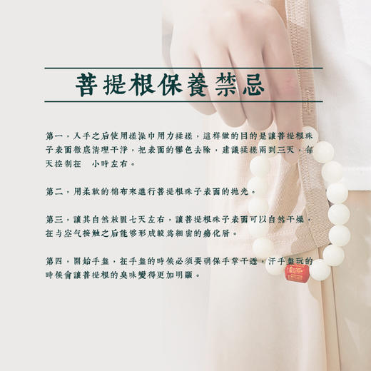 白菩提根手串 | 甄选之礼，明孝陵博物馆监制 商品图5