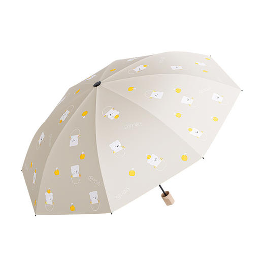「数款可选！晴雨两用」小熊雨伞黑胶防晒遮阳伞 居家日用卡通晴雨伞两用防紫外线折叠太阳伞 商品图4