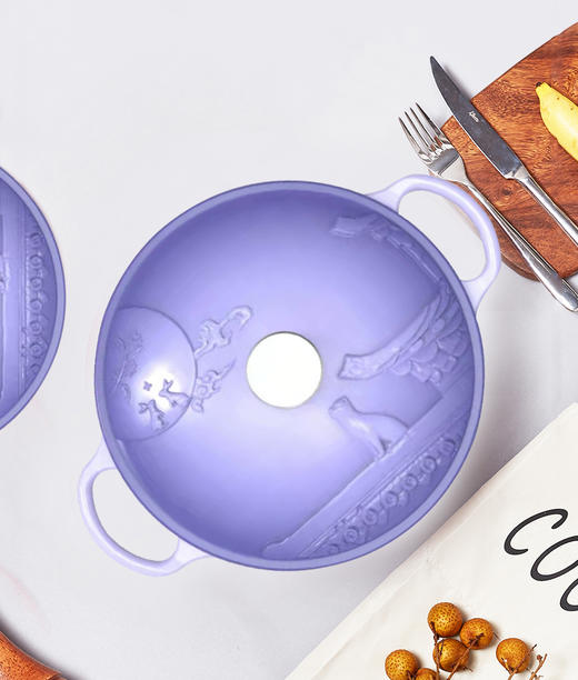 🎁乐美雅moltobella珐琅妈咪锅23cm-宫猫望月 商品图2