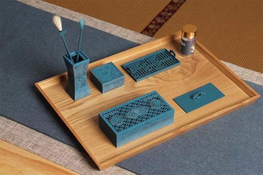 琉璃博山套装家居熏香打香篆活动礼盒装 商品图3