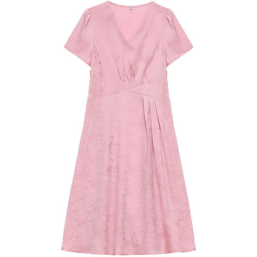 印花中长款通勤修身时尚连衣裙显瘦优雅QYM-OMS-CA4346-L 商品图4