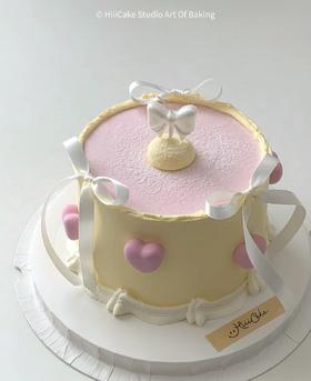 【优品系列】---【立体爱心蝴蝶结蜡烛】