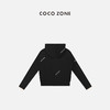 COCO ZONE秋季连帽上衣双拉链百搭通勤长袖外套 23C19320 商品缩略图1