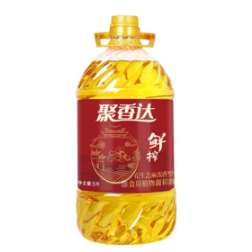 聚香达  鲜榨花生芝麻浓香食用植物调和油5L