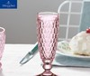 【VilleroyBoch 德国唯宝】进口波士顿系列 高脚杯 红酒杯 香槟杯 水晶玻璃杯 香槟杯 粉色 145ml 商品缩略图0