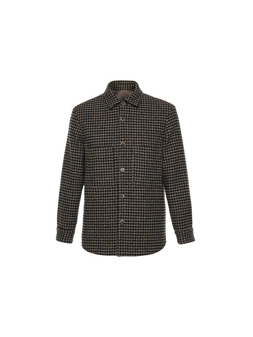 callisto高智系列卡其色绵羊毛外套 商品图0