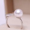 美裕 925银淡水珍珠戒指 开口戒 9-10mm108489W 商品缩略图2