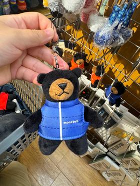 MONTBELL官方吉祥物户外背包配件蒙塔熊钥匙挂架手机链挂饰1134132