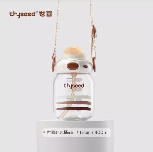 世喜吨吨桶儿童水杯吸管杯宝宝直饮杯饮水壶夏天季幼儿园2岁+tritan 400ml 商品图1