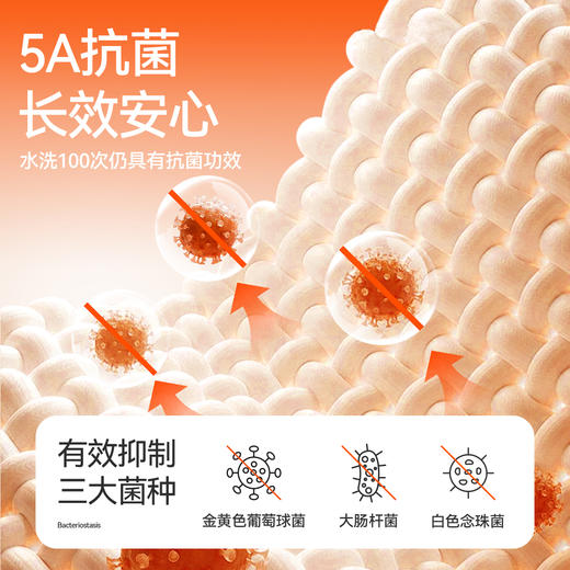 【5A抗菌羊绒蛋白】男女童养肤润肤秋衣裤打底睡衣套装新款安奈儿童装JM437552 商品图3