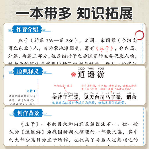 陈琴歌诀乐读背古文系列 大鹏赋 逍遥游 商品图7