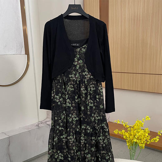 7/26奢姿2024年秋季新款大码女装简约休闲上衣胖妹妹气质百搭针织开衫9843853585A 商品图0