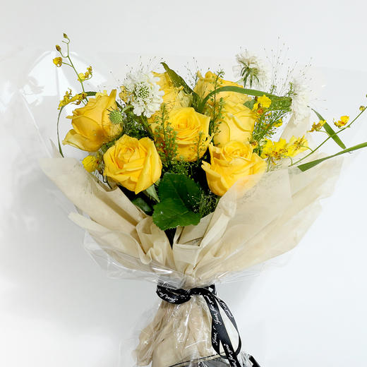 相思 · 9朵黄玫瑰花束 商品图2