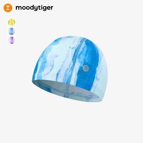 【水上运动系列】moodytiger男女童泳帽夏季新款印花弹力泳帽【DR】